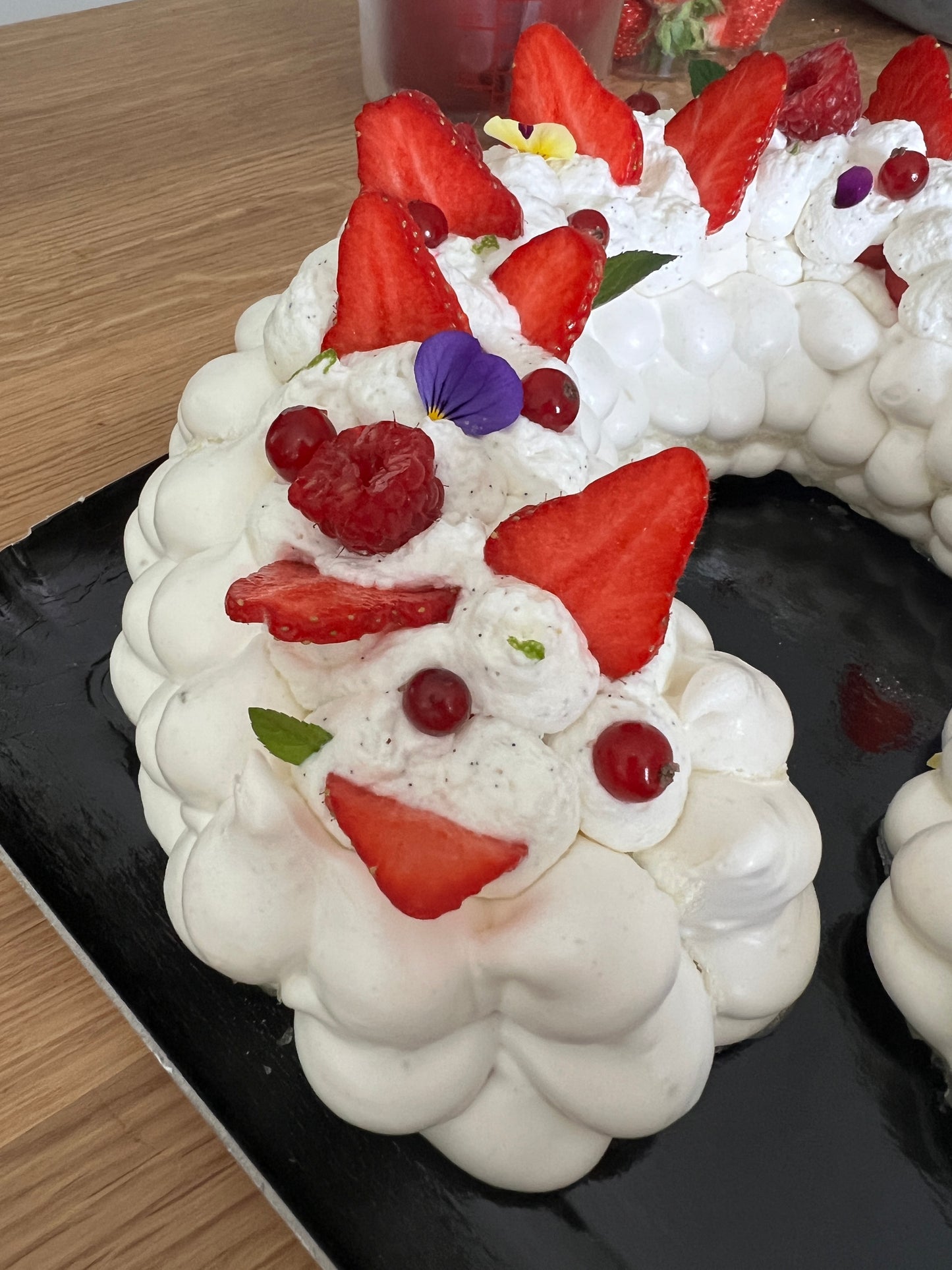 Pavlova Number Cake (sur mesure)